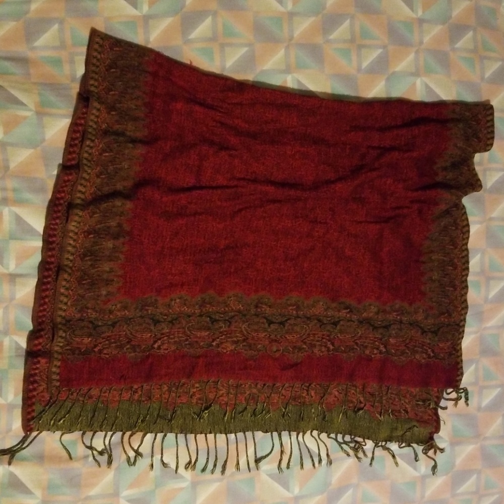 Red scarf